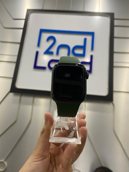 Đồng hồ Apple Watch Series 7/41mm - GPS - VN/A - Pin 91% - Viền nhôm - Màu xanh - Ngoại hình: 98% - Kèm sạc