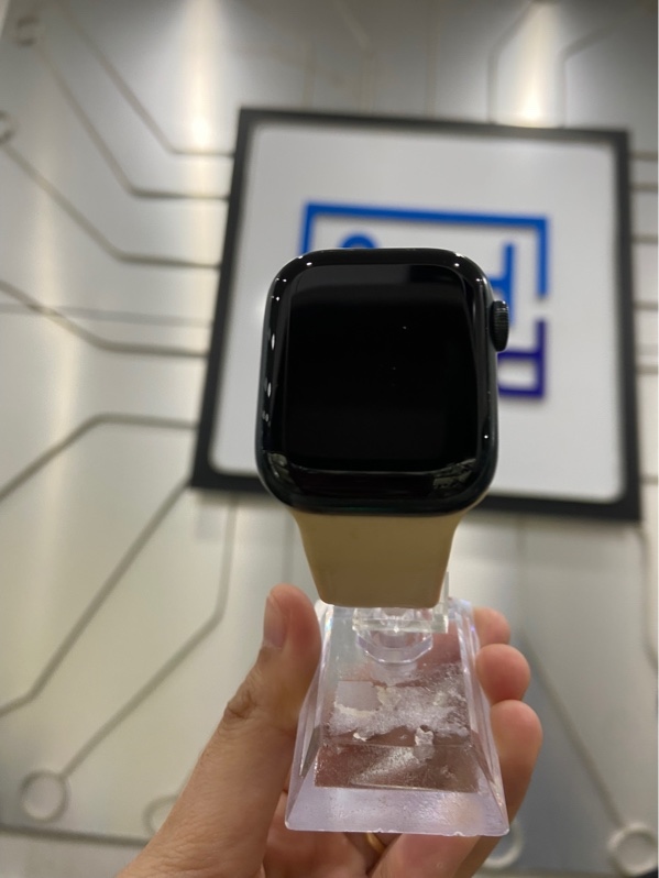 Đồng hồ Apple Watch Series 7/41mm - GPS - VN/A - Pin 93% - Viền nhôm - Màu xanh - Ngoại hình: 97% - Xước thân - Body