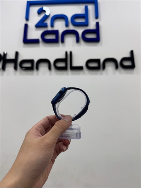 Đồng hồ Apple Watch Series 7/41mm - LL/A - Bản GPS - Pin 90% - Viền nhôm - Màu xanh - Ngoại hình 98% - Kèm sạc 2