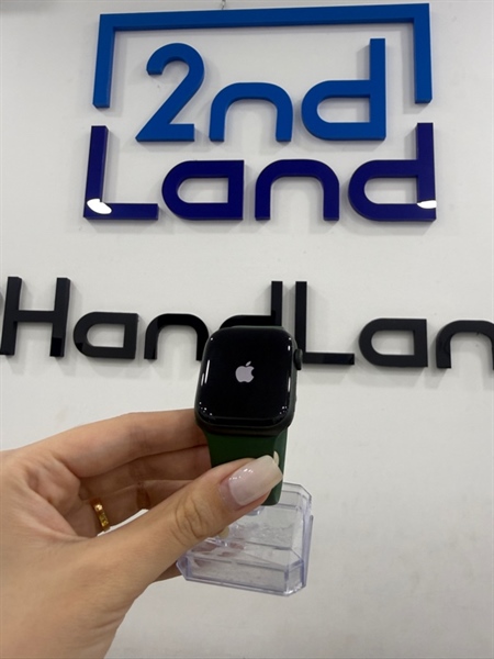 Đồng hồ Apple Watch Series 7 - 41mm - LL/A - GPS - 32GB - Màu xanh lá - Pin 87% - Ngoại hình 98% - Kèm sạc