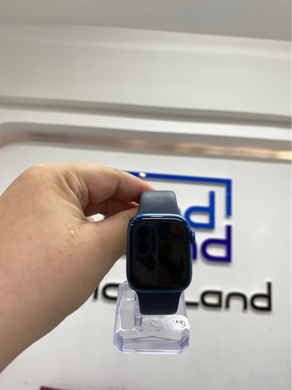 Đồng hồ Apple watch series 7 - 41mm - LL/A - GPS - Bản nhôm - Màu xanh dương - Pin 86% - Ngoại hình 97% - Kèm sạc