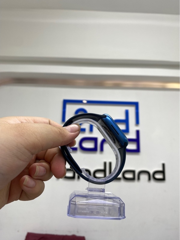 Đồng hồ Apple watch series 7 - 41mm - LL/A - GPS - Bản nhôm - Màu xanh dương - Pin 86% - Ngoại hình 97% - Kèm sạc