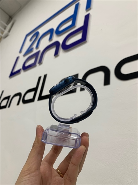 Đồng hồ Apple Watch Series 7 - 41mm - LL/A - GPS - Bản nhôm - Màu xanh - Pin 95 - Ngoại hình: 98% - Body 2