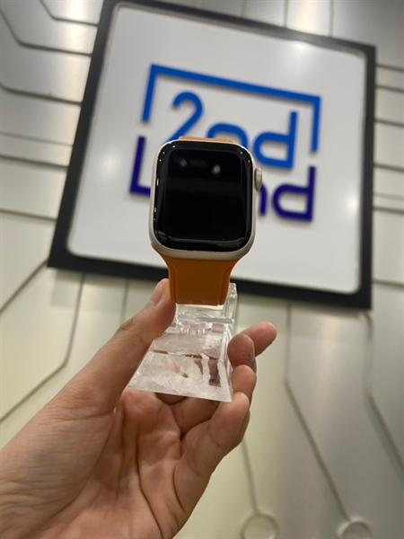 Đồng hồ Apple Watch Series 7/41mm - LL/A - GPS - Pin 87% - Viền nhôm - Màu trắng - Ngoại hình: 97% - Kèm sạc