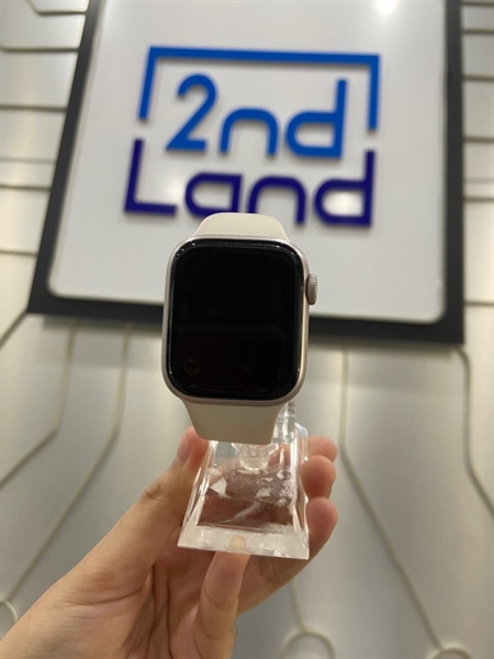 Đồng hồ Apple Watch Series 7/41mm - LL/A - GPS - Pin 88% - Viền nhôm - Màu bạc - Ngoại hình: 98% - Kèm sạc