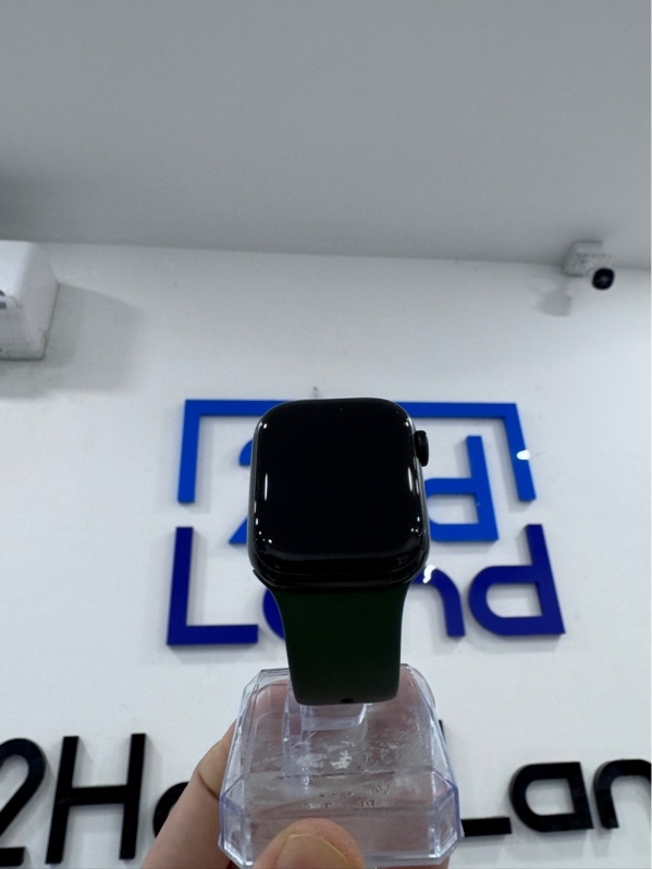 Đồng hồ Apple watch series 7 - 41mm - VN/A - 32GB - GPS - Màu xanh - Pin 84% - Ngoại hình 98% - Viền xước nhẹ - Kèm sạc