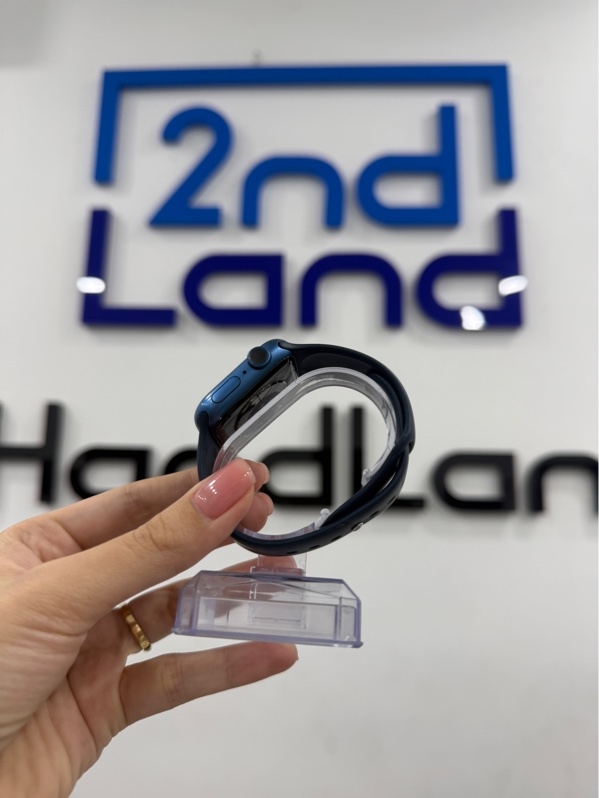 Đồng hồ Apple Watch Series 7 - 41mm - VN/A - GPS - Màu xanh - Pin thay 100% - Ngoại hình 98% - cấn 1 góc - Kèm sạc