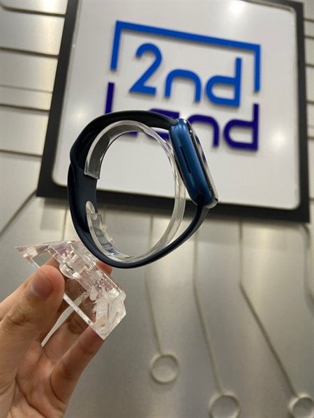 Đồng hồ Apple Watch Series 7/41mm - VN/A - GPS - Pin 93% - Màu xanh - Ngoại hình: 97.5% - Kèm sạc 1