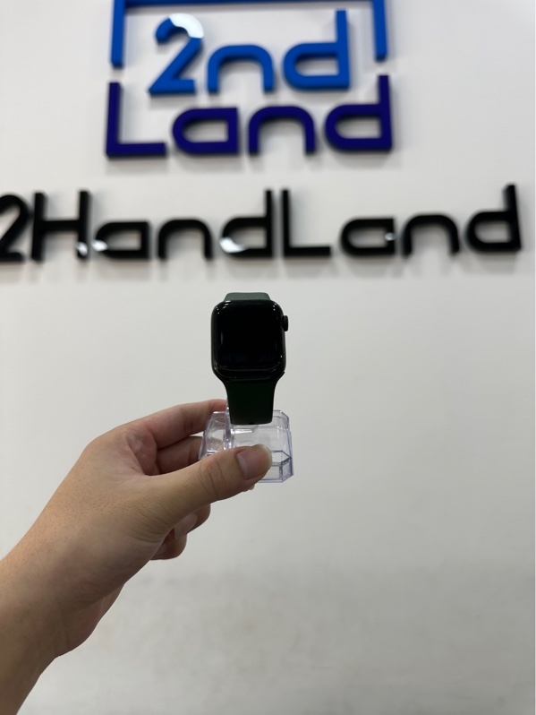 Đồng hồ Apple Watch Series 7/41mm - VN/A - LTE có esim - Pin 100% thay new - Viền nhôm - Màu xanh lá - Ngoại hình 98% - Fullbox