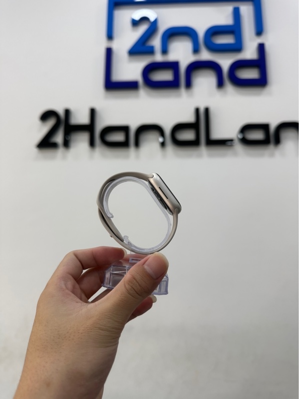 Đồng hồ Apple Watch Series 7/41mm - VN/A - LTE có esim - Pin 88% - Viền nhôm - Màu Starlight - Ngoại hình 97% - Fullbox