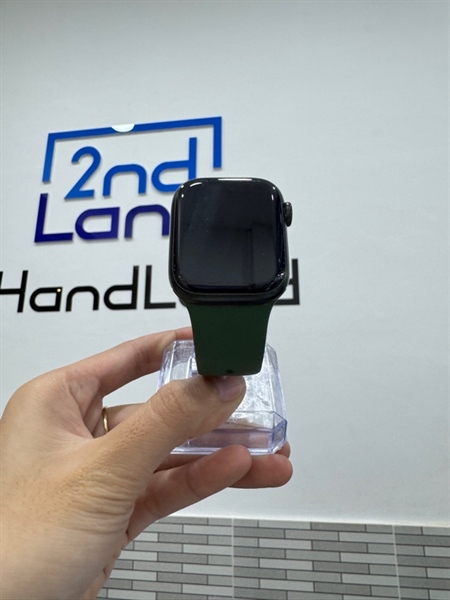 Đồng hồ Apple Watch Series 7 - 41mm - VN/A - LTE esim - Màu xanh rêu - Pin 99% - Ngoại hình 98% - Body, kèm sạc