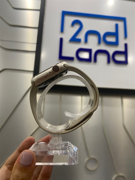 Đồng hồ Apple Watch Series 7/41mm - VN/A - LTE - Pin 100% thay new - Viền nhôm - Màu bạc - Ngoại hình: 98% - Kèm sạc 2