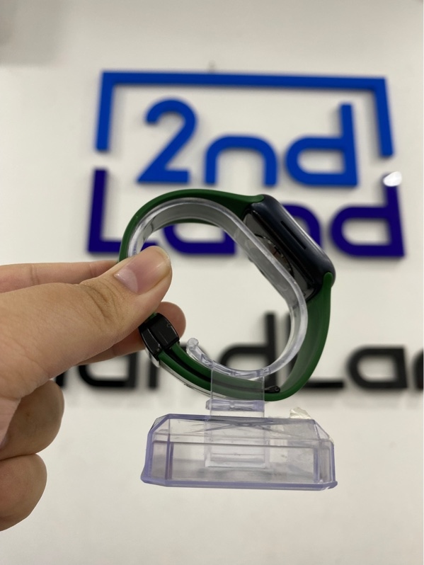 Đồng hồ Apple Watch series 7 - 41mm - ZP/A - GPS - 32GB - Màu xanh đen - Pin 83% - Ngoại hình 97% - Vỏ trầy nhiều - Kèm sạc linh kiện