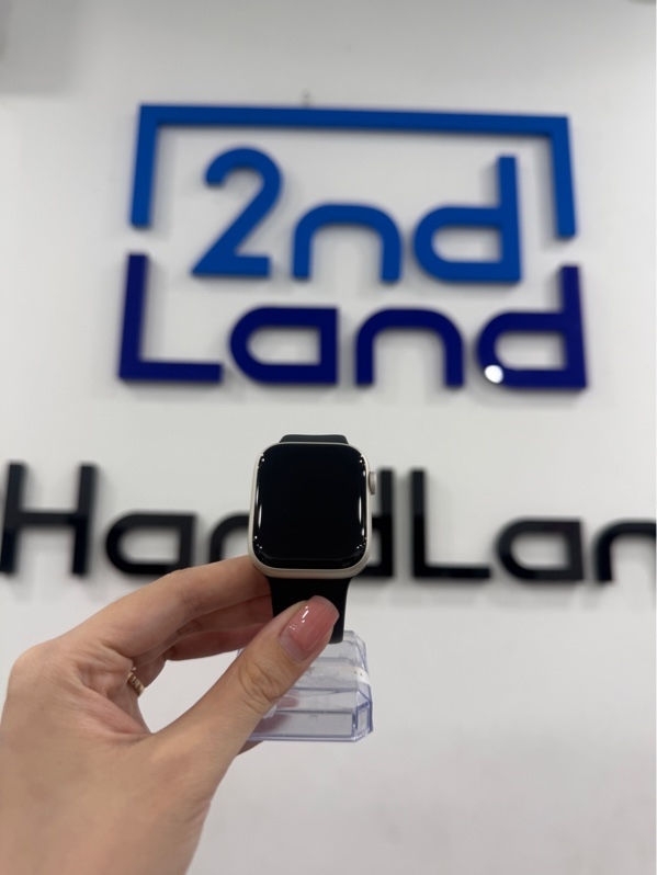 Đồng hồ Apple Watch Series 7 - 45mm - B/A - GPS - Màu starlight - Pin 96% - Ngoại hình 98% - Kèm sạc linh kiện