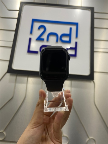 Đồng hồ Apple Watch Series 7/45mm - GPS - LL/A - Pin 100% - WatchOS 11.6.1 - Màu xanh Midnight - Ngoại hình: 98% - FullBox