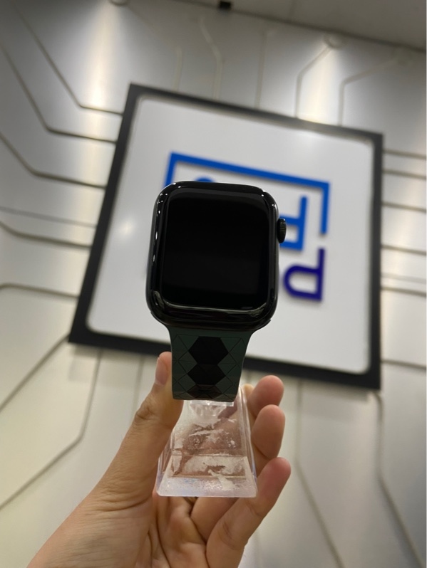 Đồng hồ Apple Watch Series 7/45mm - GPS - Pin 83% - Viền nhôm - Màu xanh - Ngoại hình: 97% - FullBox