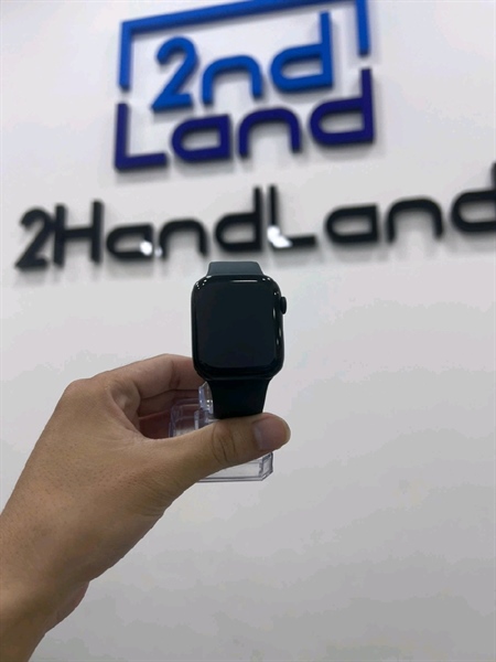 Đồng hồ Apple Watch Series 7/45mm - KH/A - Bản LTE ( không hỗ trợ esim ) - Pin 92% - Viền nhôm - Màu đen - Ngoại hình 97% - Kèm sạc