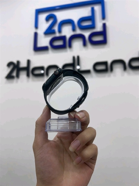 Đồng hồ Apple Watch Series 7/45mm - KH/A - Bản LTE ( không hỗ trợ esim ) - Pin 92% - Viền nhôm - Màu đen - Ngoại hình 97% - Kèm sạc 2