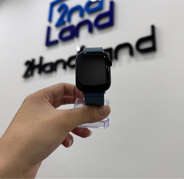 Đồng hồ Apple Watch Series 7/45mm - LL/A - Bản GPS - Pin 91% - Viền nhôm - Màu đen - Ngoại hình 98% - Body
