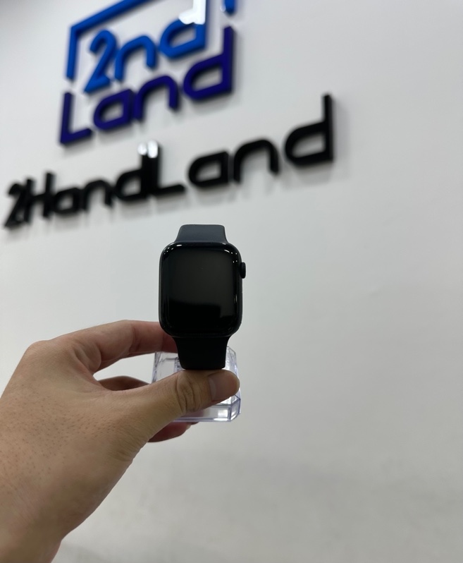 Đồng hồ Apple Watch Series 7/ 45mm - LL/A - GPS - Pin 100% thay new - Viền nhôm - Màu xanh đen - Ngoại hình 98% - Kèm sạc