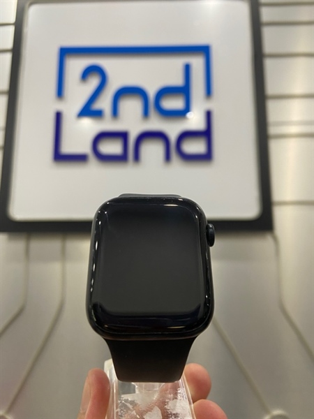 Đồng hồ Apple watch Series 7/45mm - LL/A - GPS - Pin 87% - Viền nhôm - Màu xanh đen - Ngoại hình 98% - Kèm sạc