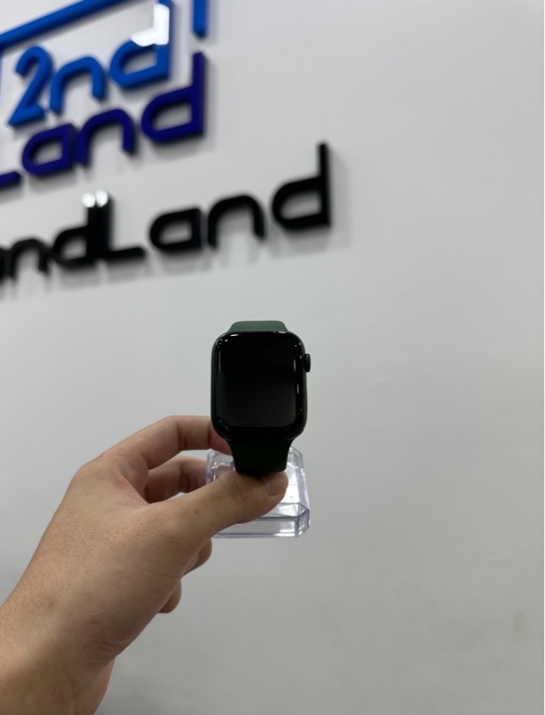 Đồng hồ Apple Watch Series 7/45mm - LL/A - GPS - Pin 88% - Viền nhôm - Màu xanh - Ngoại hình 98% - Kèm sạc