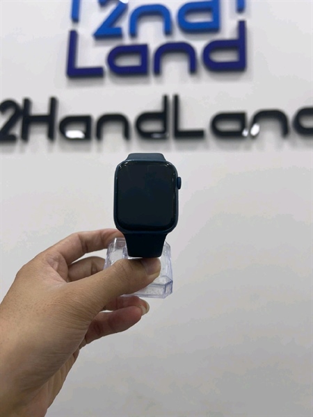Đồng hồ Apple Watch Series 7/45mm - LL/A - GPS - Pin 92% - Viền nhôm - Màu xanh - Ngoại hình 98% - Kèm sạc