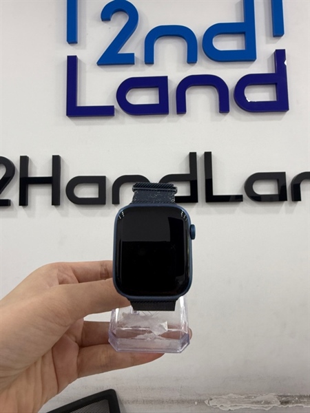 Đồng hồ Apple Watch Series 7 - 45mm - NF/A - GPS - 32GB - Màu xanh - Pin 90% - Ngoại hình 98% - Kèm sạc