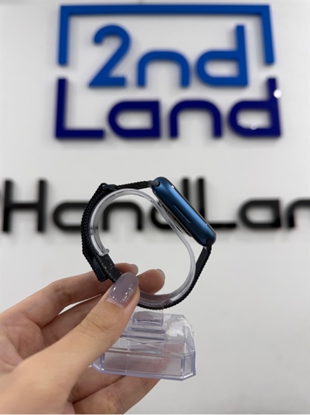 Đồng hồ Apple Watch Series 7 - 45mm - NF/A - GPS - 32GB - Màu xanh - Pin 90% - Ngoại hình 98% - Kèm sạc 2