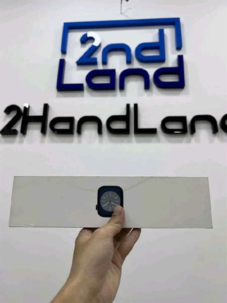 Đồng hồ Apple Watch Series 7/45mm - PA/A - Ceramic case - LTE ( esim ) - Viền nhôm - Pin 89% - Màu xanh - Ngoại hình 97.5% - Box + Sạc 3