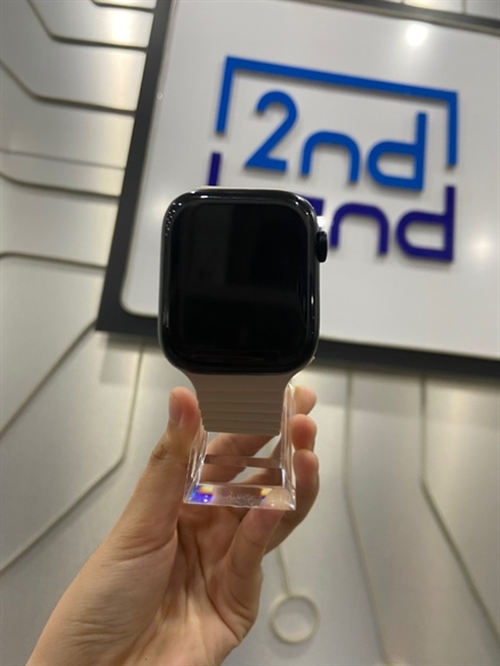 Đồng hồ Apple Watch Series 7/45mm - PA/A - GPS - Pin 93% - Viền nhôm - Màu xanh - Ngoại hình: 98% - Kèm sạc