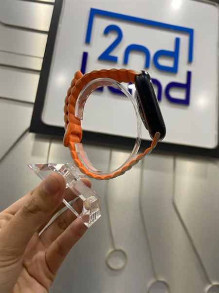 Đồng hồ Apple Watch Series 7/45mm - PA/A - GPS - Pin 93% - Viền nhôm - Màu xanh - Ngoại hình: 98% - Kèm sạc 1