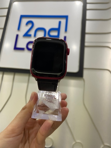 Đồng hồ Apple Watch Series 7/45mm - VN/A - 32GB - GPS - Pin 100% thay new - Màu đỏ - Ngoại hình: 98% - Kèm sạc