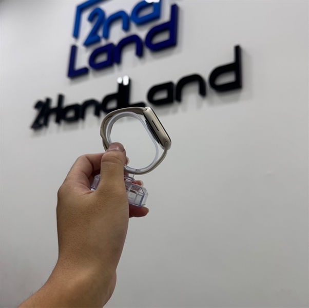 Đồng hồ Apple Watch Series 7/45mm - VN/A - Bản GPS - Pin 95% - Viền nhôm - Màu trắng - Ngoại hình 98% - Fullbox 1