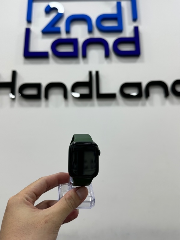 Đồng hồ Apple Watch Series 7/45mm - VN/A - Bản LTE có esim - Pin 100% thay new - Viền nhôm - Màu xanh - Ngoại hình 98% - Kèm sạc