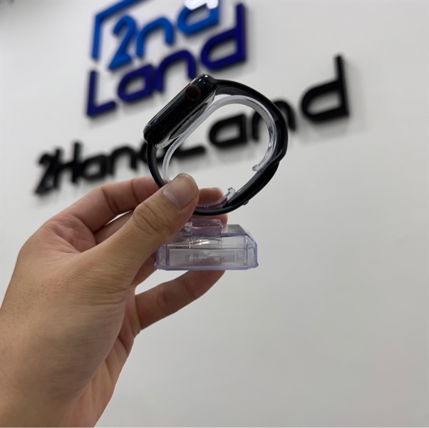 Đồng hồ Apple Watch Series 7/45mm - VN/A - Bản LTE có esim - Pin 85% - Viền nhôm - Màu đen - Ngoại hình 97.5% - Kèm sạc 2