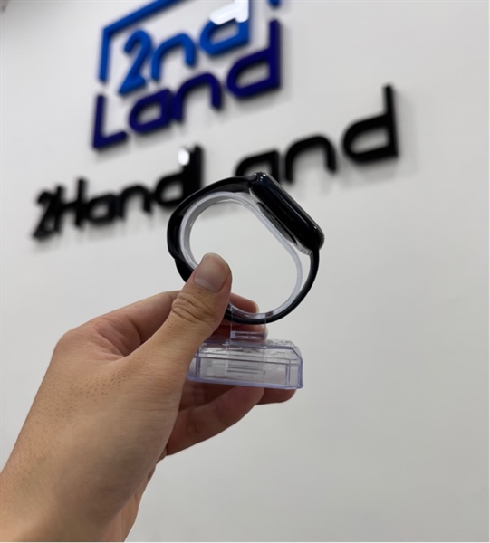 Đồng hồ Apple Watch Series 7/45mm - VN/A - Bản LTE có esim - Pin 85% - Viền nhôm - Màu đen - Ngoại hình 98% - Kèm sạc 1