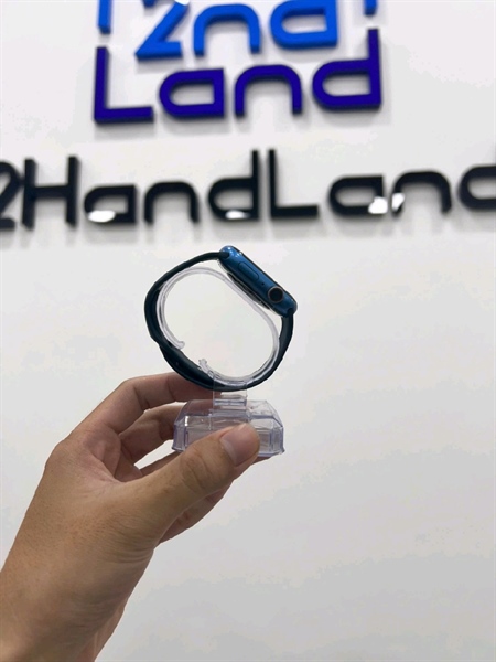 Đồng hồ Apple Watch Series 7/45mm - VN/A - Cellular - GPS ( có esim ) - Viền nhôm - Pin 97% - Màu xanh - Ngoại hình 97% - Kèm sạc 1