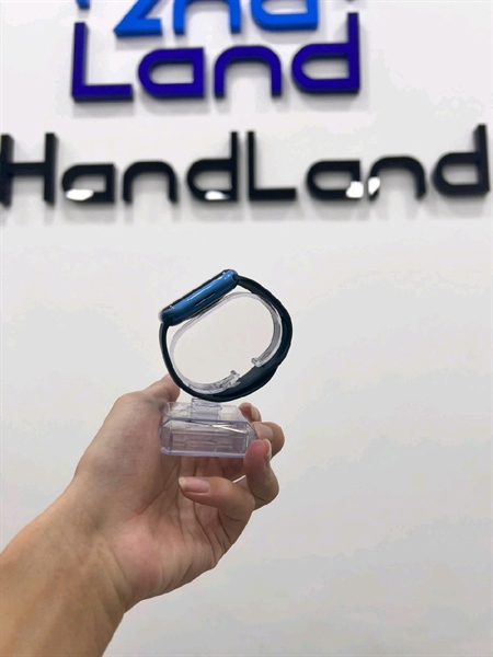 Đồng hồ Apple Watch Series 7/45mm - VN/A - Cellular - GPS ( có esim ) - Viền nhôm - Pin 97% - Màu xanh - Ngoại hình 97% - Kèm sạc 2