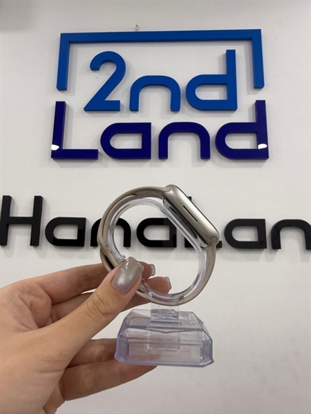 Đồng hồ Apple Watch series 7 - 45mm - VN/A - GPS - 32GB - Màu Starlight - Pin thay 100% - Ngoại hình 98% - Kèm sạc 2