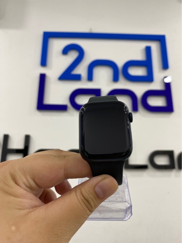 Đồng hồ Apple Watch series 7 - 45mm - VN/A - GPS - Bản nhôm - Màu xanh - Pin 100% - Ngoại hình 98% - Viền trầy - Kèm sạc