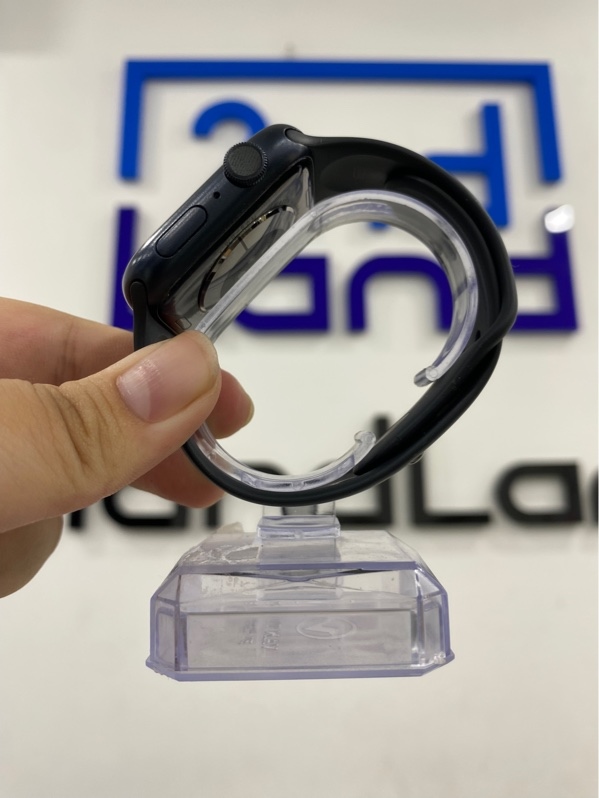 Đồng hồ Apple Watch series 7 - 45mm - VN/A - GPS - Bản nhôm - Màu xanh - Pin 100% - Ngoại hình 98% - Viền trầy - Kèm sạc