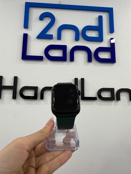 Đồng hồ Apple Watch Series 7 - 45mm - VN/A - GPS - Màu xanh lá - Pin 100% - Ngoại hình 97.5% - Kèm sạc