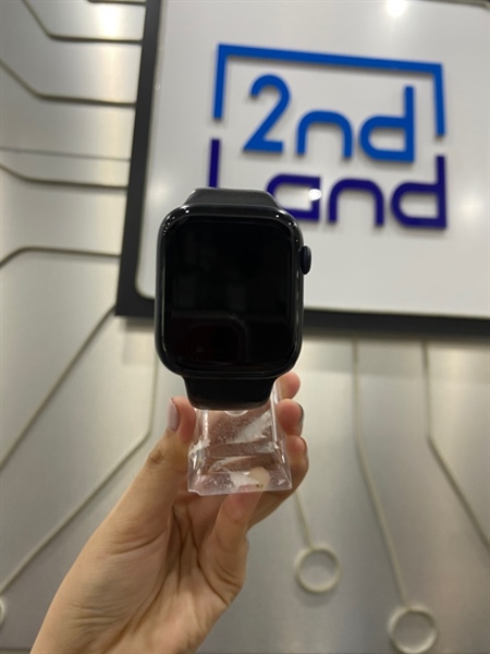 Đồng hồ Apple Watch Series 7/45mm - VN/A - GPS - Pin 100% thay new - Màu đen - Ngoại hình: 98% - Kèm sạc