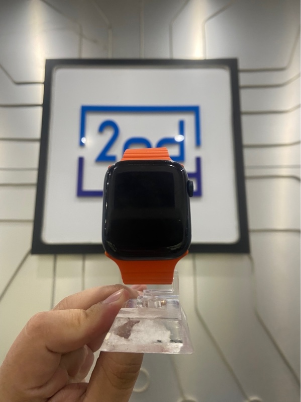 Đồng hồ Apple Watch Series 7/45mm - VN/A - GPS - Pin 92% - Màu xanh đen - Ngoại hình: 97% - Kèm sạc