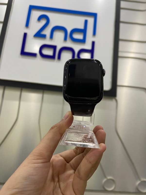 Đồng hồ Apple Watch Series 7/45mm - VN/A - GPS - Pin 95% - Viền nhôm - Màu đen - Ngoại hình: 98% - Dính icloud ẩn - Body