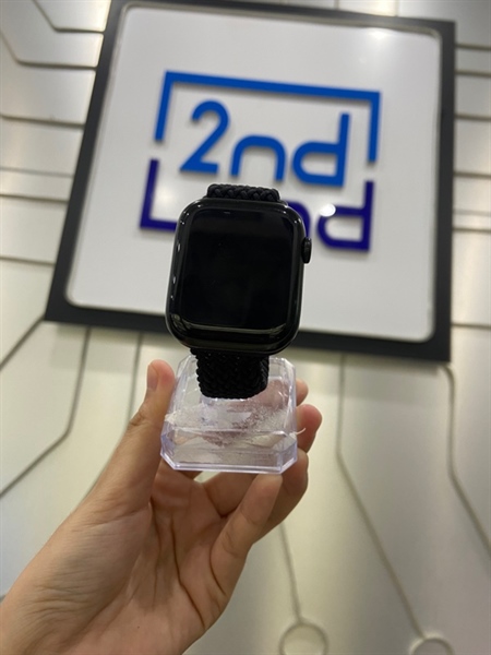 Đồng hồ Apple Watch Series 7/45mm - VN/A - GPS - Pin 95% - Viền nhôm - Màu xanh - Ngoại hình: 98% - Body