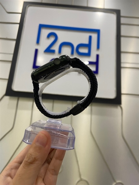 Đồng hồ Apple Watch Series 7/45mm - VN/A - GPS - Pin 95% - Viền nhôm - Màu xanh - Ngoại hình: 98% - Body 2