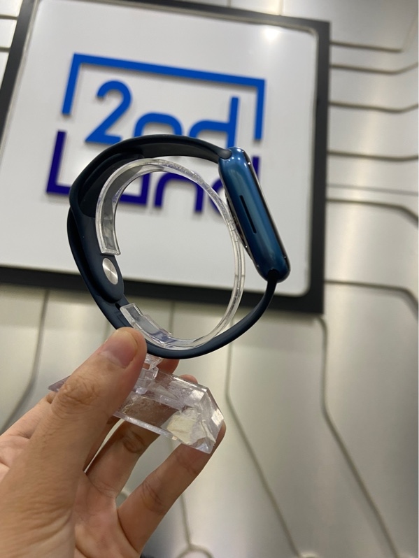 Đồng hồ Apple Watch Series 7/45mm - VN/S - GPS - Pin 91% - Viền nhôm - Màu xanh - Ngoại hình: 98% - FullBox