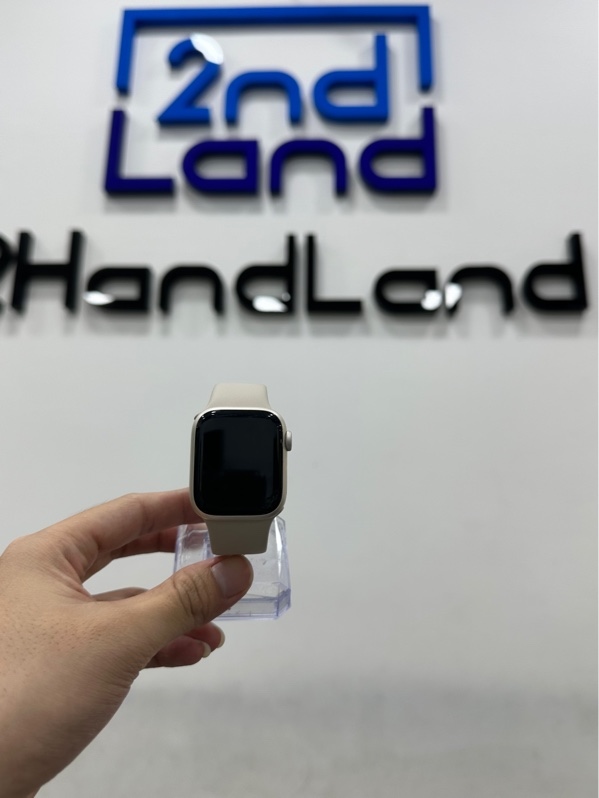 Đồng hồ Apple Watch Series 8/41mm - LL/A - Bản LTE ko esim - Pin 100% - Màu trắng - Ngoại hình 98% - Kèm box + Sạc